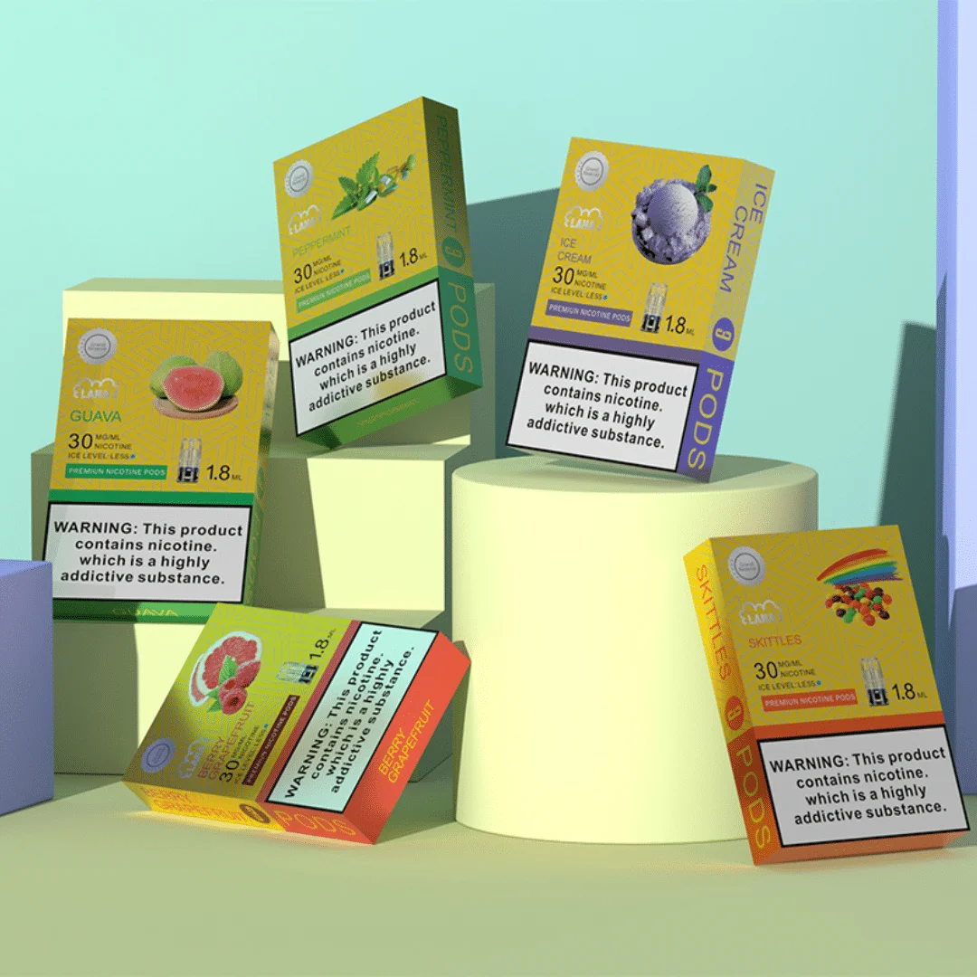 LANA 煙彈金裝版｜2.5ml裝 · 發光霧化彈 · 石墨烯芯｜LANAVAPE 官網